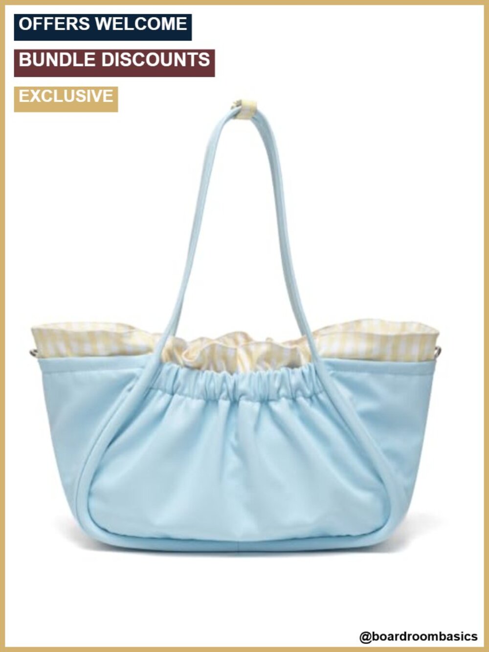 Small Ruched Tote Bag Lightweight Polyester Shoulder Purse for Women